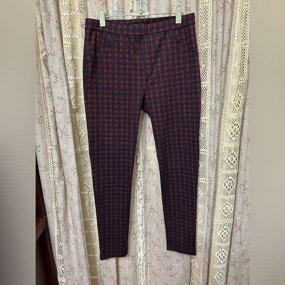 Anthropologie x Sanctuary Finchley Plaid Leggings Size Large - Picture 2 of 5